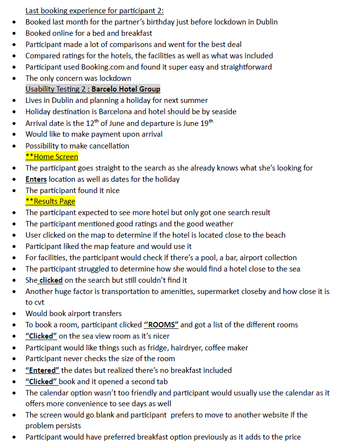 User Research Notes 3
